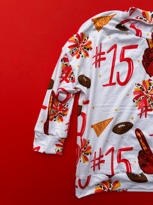 Oversized long sleeve top: #1 Fan