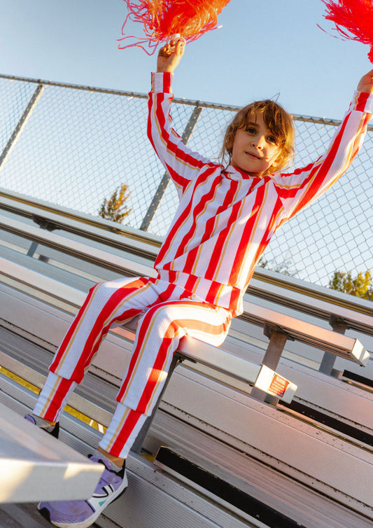 Hoodie: Game Day Stripe