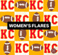 Women’s Flares: KC Yellow Checkered