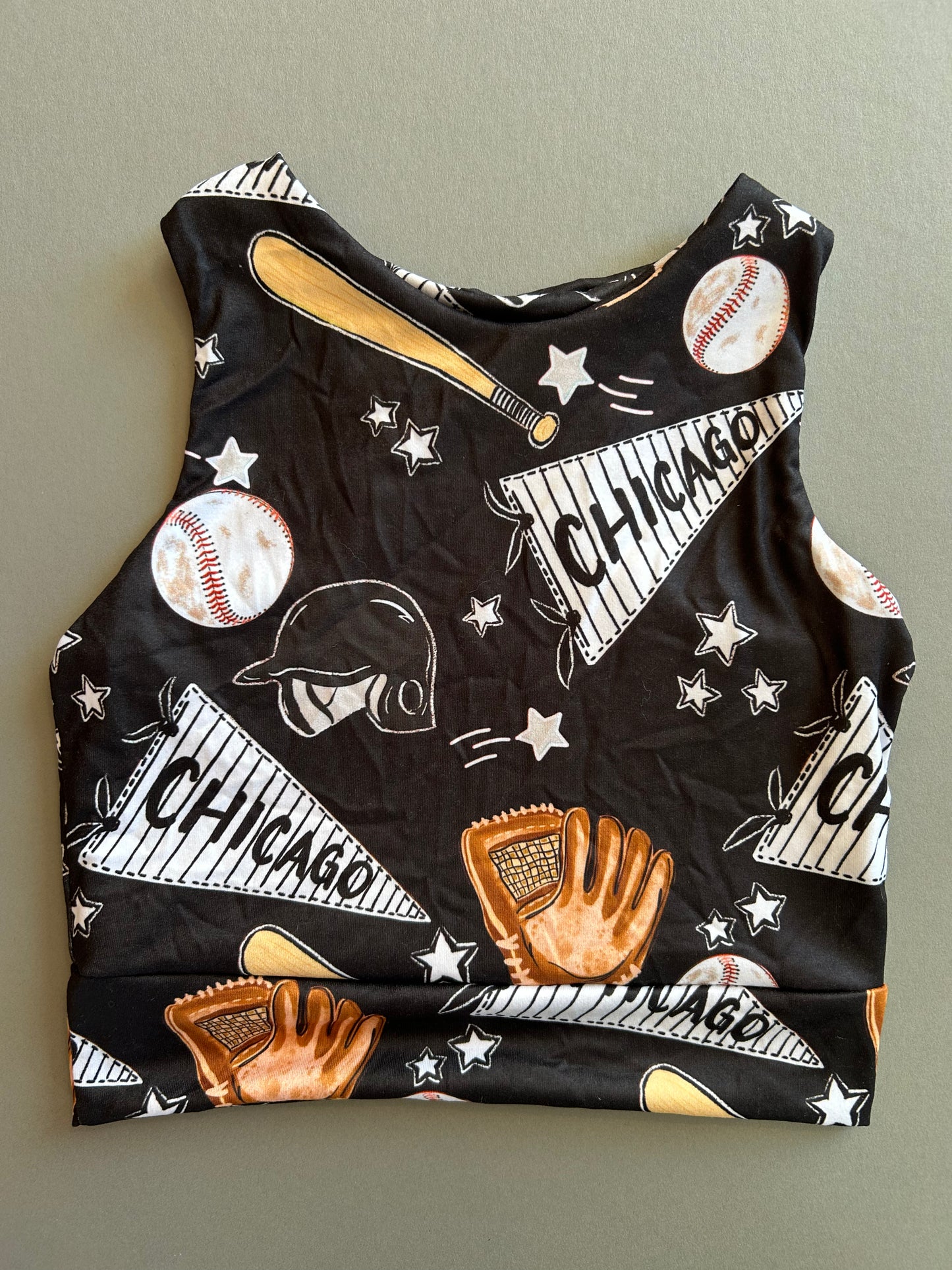 Racerback Tank for Girls: Chicago Pennant